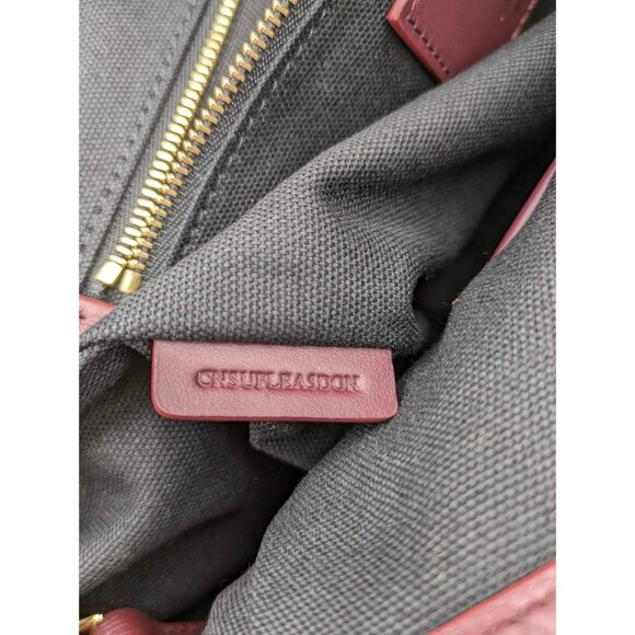 Burberry Small Canterbury Leather House Check Canvas Shoulder Tote Bag M… - Picture 10 of 16